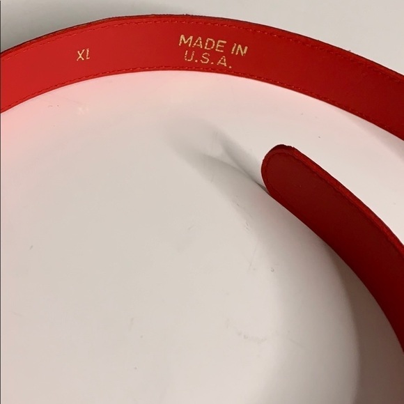 Vintage set 3 Mary McFadden Designer Belts removable buckles bundle xl - Picture 4 of 10